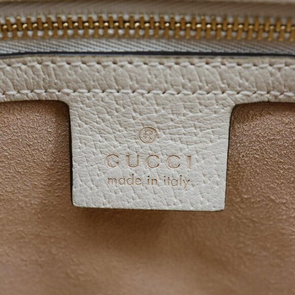 Gucci  Ophidia GG Medium Web Leather Top Handle Shoulder Bag Beige 524532 - Picture 14 of 14